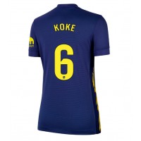 Atletico Madrid Koke #6 Vieraspaita Naiset 2025-26 Lyhythihainen Atletico Madrid Koke #6 Vieraspaita Naiset 2025-26 Lyhythihainen